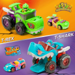 T-racers Mega Wheels T-rex s&otilde;iduk koos juhiga