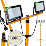 Led prožektor teleskoopalusega 2x50w