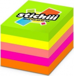 Kleepuvad "post-it" lehed 51x51mm, 400 lehte, neoon