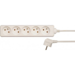 Vorel 72506 pikendusjuhe 5 maanduspesaga, 3m, valge