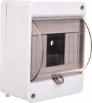 Modulaarne seinapaneel Ip20, 1x5 suitsukatte ja klemmidega