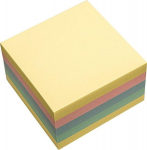 Pastelsed kleepuvad lehed 75x75mm, 450 tk.