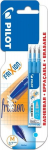 Pilot Frixion 0,7 mm sinise pliiatsi t&auml;idised, 3 tk.