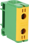 Elektro-plast pistik 160/145a 2x50mm2 kollane roheline
