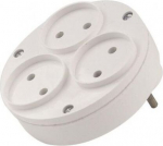 Elgotech Ro-3 pikendusjuhe 3 pistikupesaga, valge