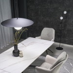 Ripplamp Slate Black Glass 10637