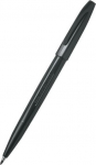 Pentel S520 Sign Pen must joonistuspliiats, 2,0 mm joon