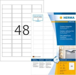 Herma 9536 Fooliumisildid 45,7x21,2 mm, Valge, Matt, 1920 tk.