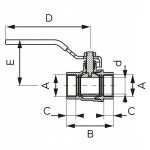 Ferro kuulkraan 2'' Kfp6 kangiga