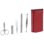 Zwilling manik&uuml;&uuml;ri ja pedik&uuml;&uuml;ri komplekt, 5 osa, punane &uuml;mbris