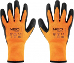 Soojendusega kindad, pol&uuml;ester, latekskate, suurus 10