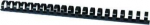 Mustast plastikust k&ouml;itespiraalid, A4, 22mm, 50 tk.