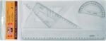 Koh-i-noor 871 4-osaline geomeetriline komplekt, joonlaud 30cm