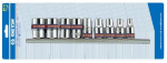 1/4" kuuskantpesade komplekt, 9 tk., 5-32 mm