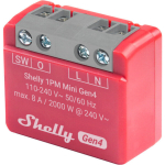 Shelly 1pm Mini Gen4 l&uuml;liti koos v&otilde;imsusm&otilde;&otilde;turiga (2 tk.)