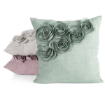 Padjap&uuml;&uuml;r Eurofirany CHP/FLORES/7 Roosa lilleline 45x45 Pol&uuml;ester