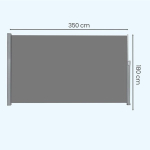 K&uuml;lgmarkiis 180x350 cm hall, v&auml;liks