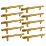 10 x M&ouml;&ouml;blikinniti Reling 128 mm, kuldne