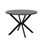 Metallist aialaud Patio Lukka 100 cm hall, praktilise disainiga