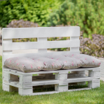 Aluse padi PATIO Dafni A040-15LB 120x40 cm lilleline beež pol&uuml;ester-puuvill