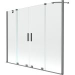 Vannisein Mexen Velar Duo, 180 x 150 cm, Gun metal/L&auml;bipaistev