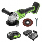 Nurgalihvmasin Greenworks GD24AGK4, 24 V, koos akuga