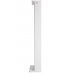 Meedia hoiukapp, 559x222x1295 mm, valge, reguleeritavad riiulid