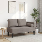 Sofa vidaXL lamamistool patjadega, kunstnahast, modernne, hall