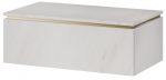 Seinale paigaldatav vannitoakapp Szynaka Meble Letto 02, 80&times;45.1&times;28.6 cm, valge