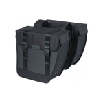 Linna topelt rattakott BASIL TOUR XL WATERPROOF DOUBLE PANNIER BAG 35L, Universal Bridge System, veekindel must (UUS)