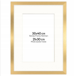 Kuldne fotoraam HEN PASS Z 30x40 cm passepartoutiga (21x30 cm)