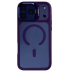 Rixus Classic 03 Telefoni&uuml;mbris with MagSafe For Apple iPhone 17 Pro Deep Purple