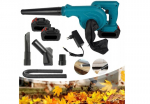 Akutoitega lehepuhur - pump + 2 akut, t&ouml;&ouml;kindad