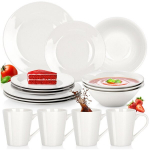 S&ouml;&ouml;gitaldriku komplekt portselan valge 16 el. 600 ml 18x6 cm Orion