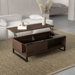 Kohvilaud Homcom 102x58x35,5cm, pruun