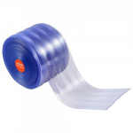 PVC ribakardin, 4572x20 cm, l&auml;bipaistev, sooneline plastikrull
