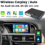 wireless carplay android auto moodul junsun audi a4 a5 q5 s4 s5 (2010-2018) mmi 3g s&uuml;steem