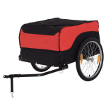 Transpordihaagis, jalgrattahaagis, kaubahaagis, punane-must