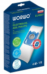 Hooveri kotid sobivad Electrolux Philips AEG WORWO ELMB01 4 tk komplekt