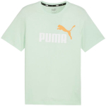Puma ESS+ 2 Col Logo Tee meeste T-s&auml;rk, mintroheline 586759 88, M