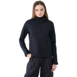 4F F320 naiste softshell-jakk, s&uuml;gavmust 4FWSS25TSOFF320 20S
