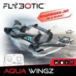 Kaugjuhitav lennuk Silverlit Aqua Wingz LED-tuledega, veekindel amfiib
