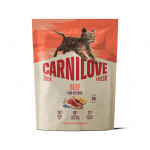 CARNILOVE TRUE FRESH kačių sausas pa&scaron;aras kačiukams su jautiena 400 g