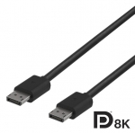 Arvutikaabel DELTACO DP8K-1020-K 8K DP 1.4 2 m