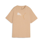 PUMA naiste vabaaja T-s&auml;rk PUMA HER Graphic Relaxed Tee Warm Beige - 68505463, beež