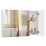 Peegelkapp 15x90x60 cm Valge