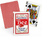 BEE STANDARD pokkerikaardid, punased