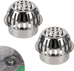 Roostevabast terasest lehekaitse 110 mm vihmaveetorudele 2 tk.