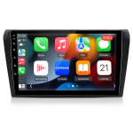 android 9 tolline autoraadio junsun mazda 3 bk 2003-2009 gps navigatsioon wifi carplay android auto bt fm rds swc 2gb+64gb