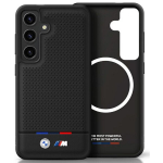 BMW nahkakate triibulise lipuga, MagSafe, Samsung Galaxy S25, must